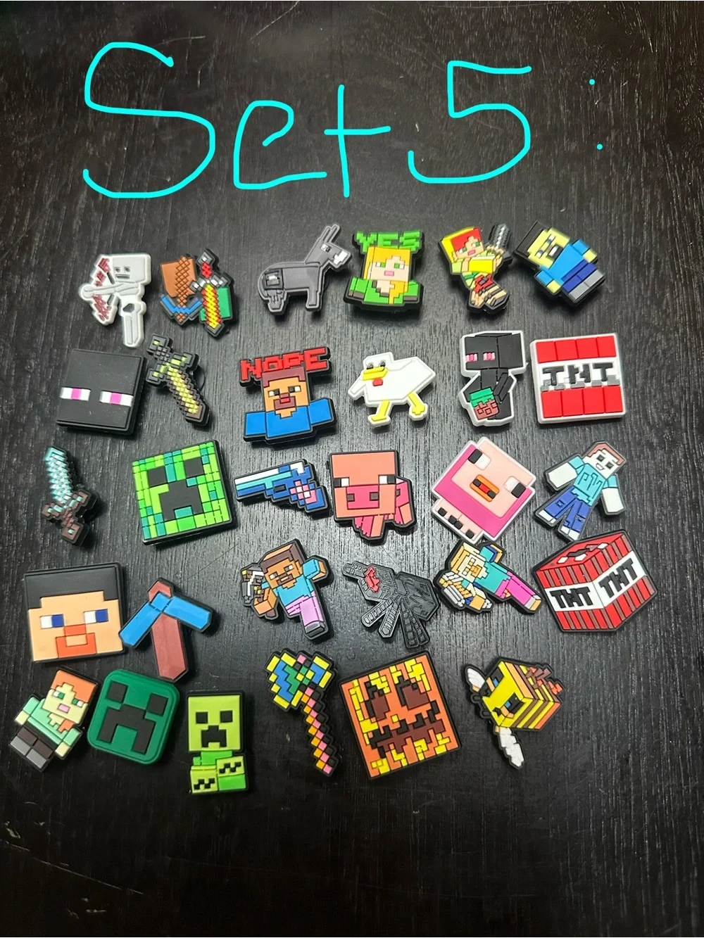 Minecraft Steve Jibbitz Shoe Charm